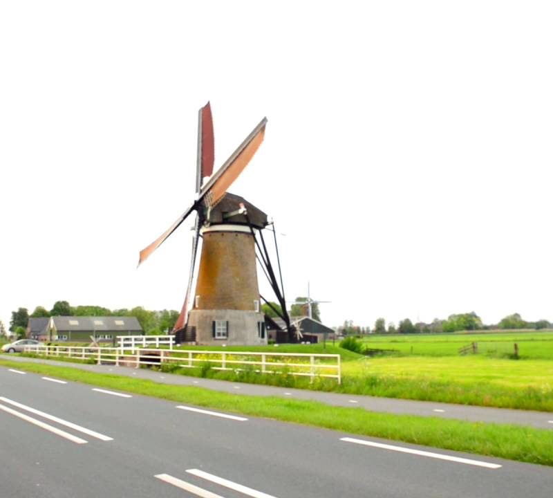 De bewoners van de Peilmolen in Oud-Alblas